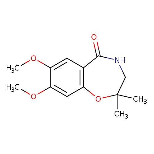 7,8-dimethoxy-2,2-dimethyl-3,4-dihydro-1,4-benzoxazepin-5(2H)-one