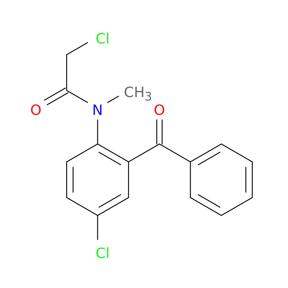 N-(2-Benzoyl-4-chlorophenyl)-2-chloro-N-methylacetamide