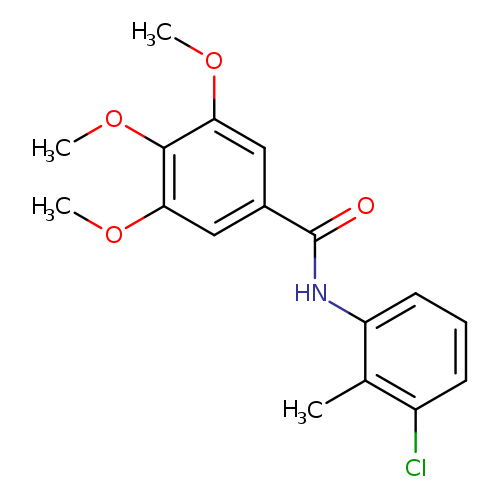 N-(3-chloro-2-methylphenyl)-3,4,5-trimethoxybenzamide