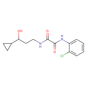N'-(2-chlorophenyl)-N-(3-cyclopropyl-3-hydroxypropyl)ethanediamide