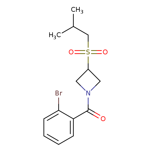 1-(2-bromobenzoyl)-3-(2-methylpropanesulfonyl)azetidine