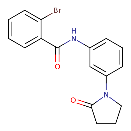 2-bromo-N-[3-(2-oxopyrrolidin-1-yl)phenyl]benzamide