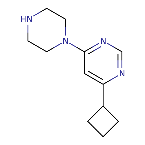 4-cyclobutyl-6-(piperazin-1-yl)pyrimidine