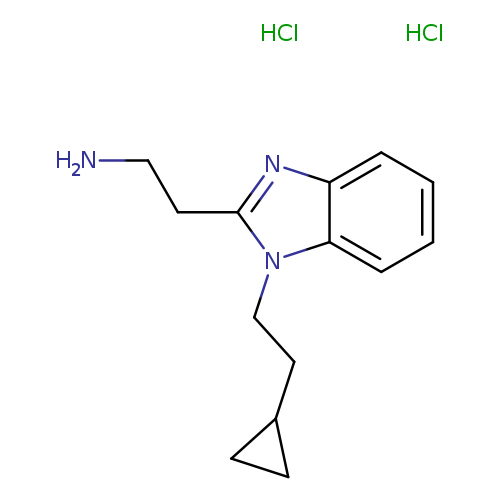 2-[1-(2-cyclopropylethyl)-1H-1,3-benzodiazol-2-yl]ethan-1-amine dihydrochloride