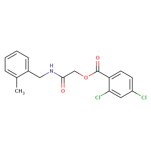 {[(2-methylphenyl)methyl]carbamoyl}methyl 2,4-dichlorobenzoate