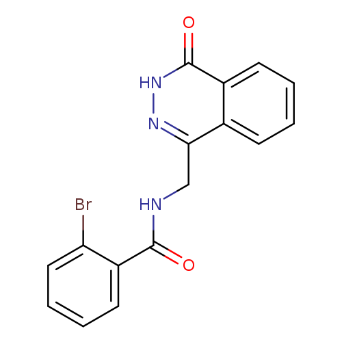 2-bromo-N-[(4-oxo-3,4-dihydrophthalazin-1-yl)methyl]benzamide