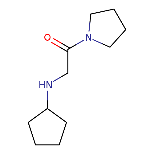 2-(Cyclopentylamino)-1-(pyrrolidin-1-yl)ethan-1-one