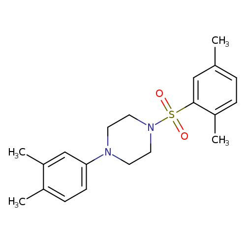 1-(2,5-dimethylbenzenesulfonyl)-4-(3,4-dimethylphenyl)piperazine