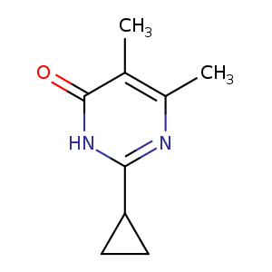 "2-cyclopropyl-5,6-dimethyl-3,4-dihydropyrimidin-4-one"