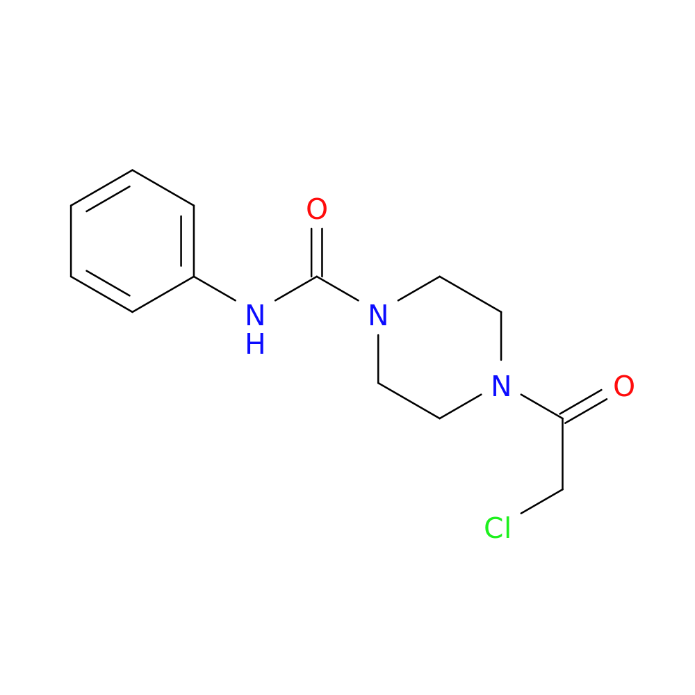4-(2-Chloroacetyl)-N-phenylpiperazine-1-carboxamide
