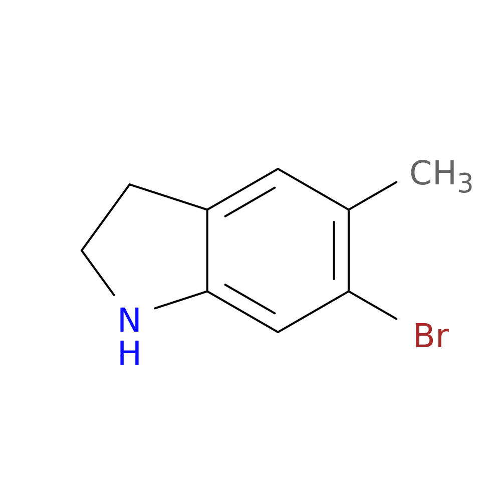 6-Bromo-2,3-dihydro-5-methyl-1H-indole