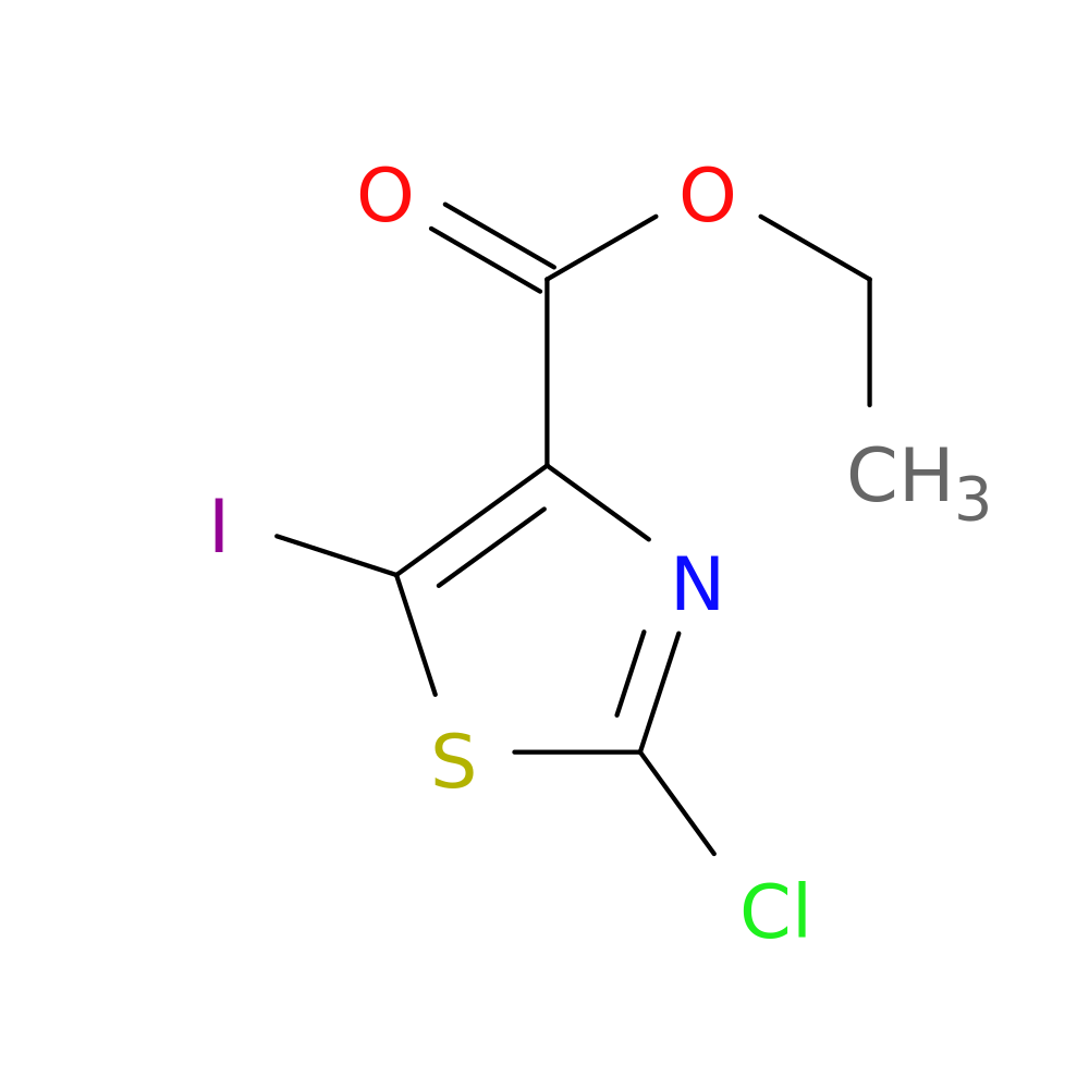 Ethyl 2-chloro-5-iodothiazole-4-carboxylate
