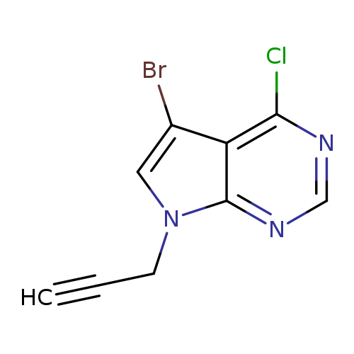 5-bromo-4-chloro-7-(prop-2-yn-1-yl)-7H-pyrrolo[2,3-d]pyrimidine