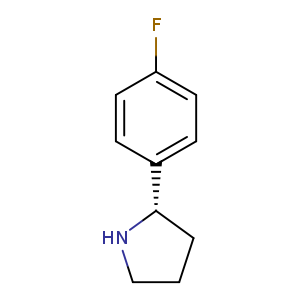Pyrrolidine, 2-(4-fluorophenyl)-, (2S)-
