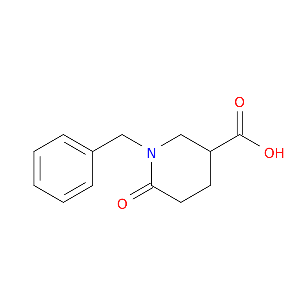 1-Benzyl-6-oxopiperidine-3-carboxylic Acid