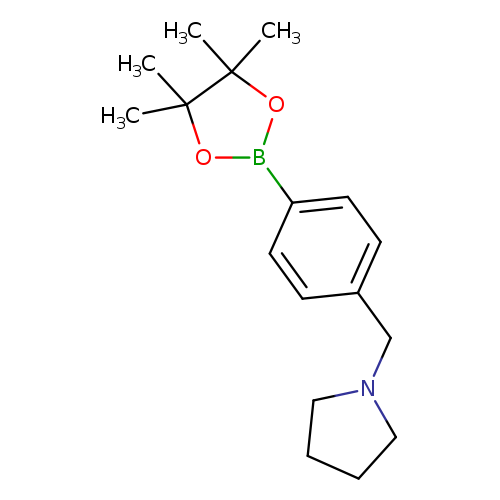 1-(4-(4,4,5,5-Tetramethyl-1,3,2-dioxaborolan-2-yl)benzyl)pyrrolidine