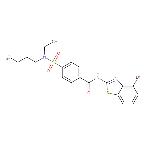 N-(4-bromo-1,3-benzothiazol-2-yl)-4-[butyl(ethyl)sulfamoyl]benzamide