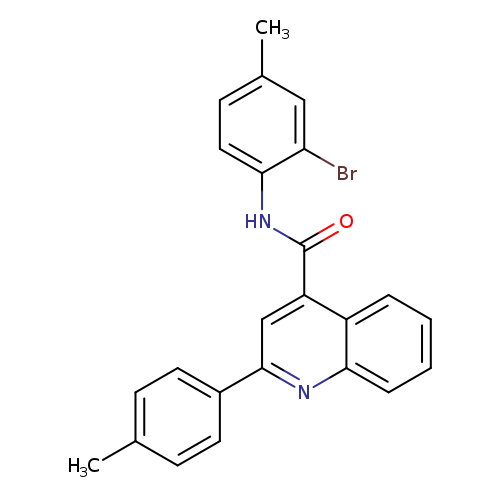 N-(2-bromo-4-methylphenyl)-2-(4-methylphenyl)-4-quinolinecarboxamide