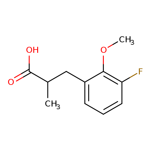 3-(3-Fluoro-2-methoxyphenyl)-2-methylpropanoic acid