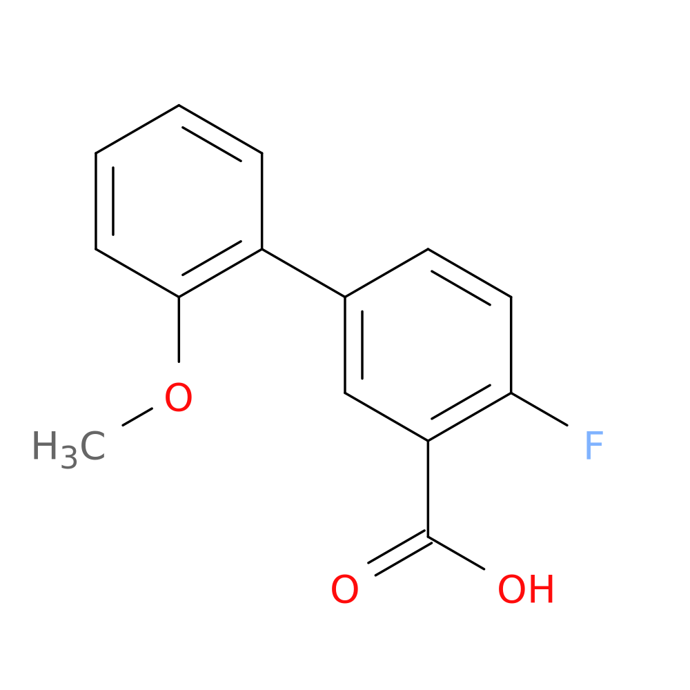 2-Fluoro-5-(2-methoxyphenyl)benzoic acid