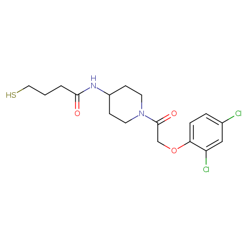 N-​[1-​[2-​(2,​4-Dichlorophenoxy)​acetyl]​-​4-​piperidinyl]​-​4-​mercapto-butanamide