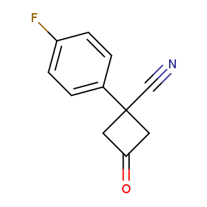 1-(4-Fluorophenyl)-3-oxocyclobutanecarbonitrile