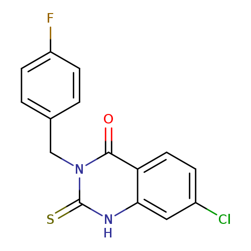7-chloro-3-[(4-fluorophenyl)methyl]-2-sulfanylidene-1,2,3,4-tetrahydroquinazolin-4-one