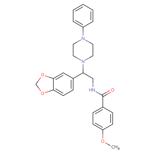 N-[2-(2H-1,3-benzodioxol-5-yl)-2-(4-phenylpiperazin-1-yl)ethyl]-4-methoxybenzamide