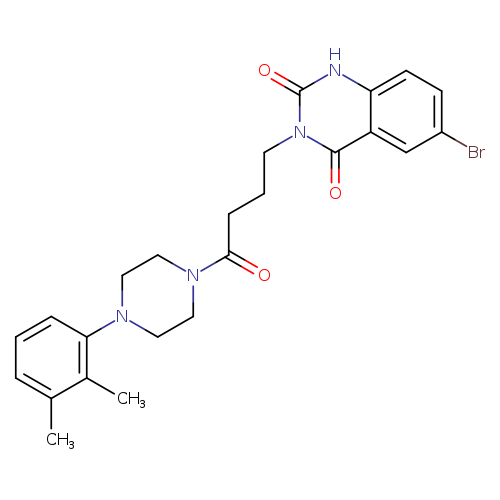 6-bromo-3-{4-[4-(2,3-dimethylphenyl)piperazin-1-yl]-4-oxobutyl}-1,2,3,4-tetrahydroquinazoline-2,4-dione