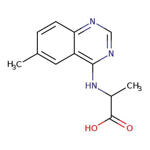 2-((6-Methylquinazolin-4-yl)amino)propanoic acid