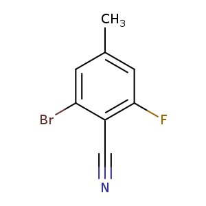 2-Bromo-6-fluoro-4-methylbenzonitrile