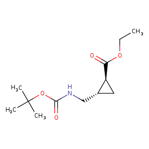 Ethyl (1r,2r)-rel-2-(boc-aminomethyl)cyclopropanecarboxylate