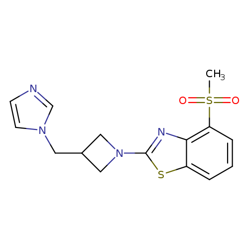 2-{3-[(1H-imidazol-1-yl)methyl]azetidin-1-yl}-4-methanesulfonyl-1,3-benzothiazole