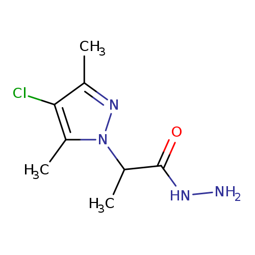 2-(4-Chloro-3,5-dimethyl-1H-pyrazol-1-yl)propanehydrazide