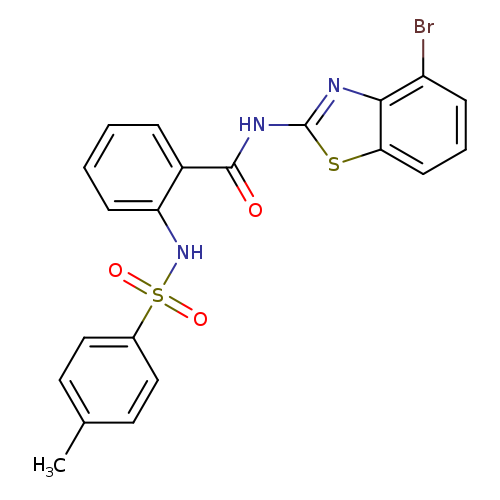 N-(4-bromo-1,3-benzothiazol-2-yl)-2-(4-methylbenzenesulfonamido)benzamide