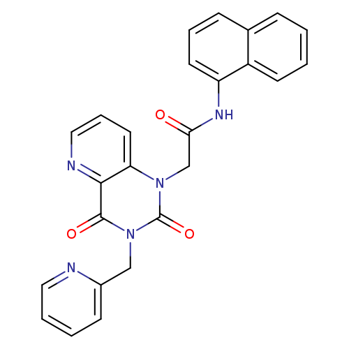 2-{2,4-dioxo-3-[(pyridin-2-yl)methyl]-1H,2H,3H,4H-pyrido[3,2-d]pyrimidin-1-yl}-N-(naphthalen-1-yl)acetamide