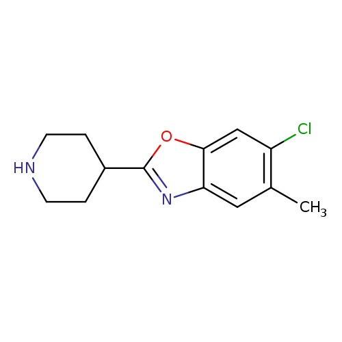 6-Chloro-5-methyl-2-piperidin-4-yl-1,3-benzoxazole