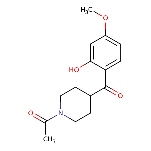 4-(N-Acetyl)piperidinyl 2-(5-Methoxy)phenol Ketone