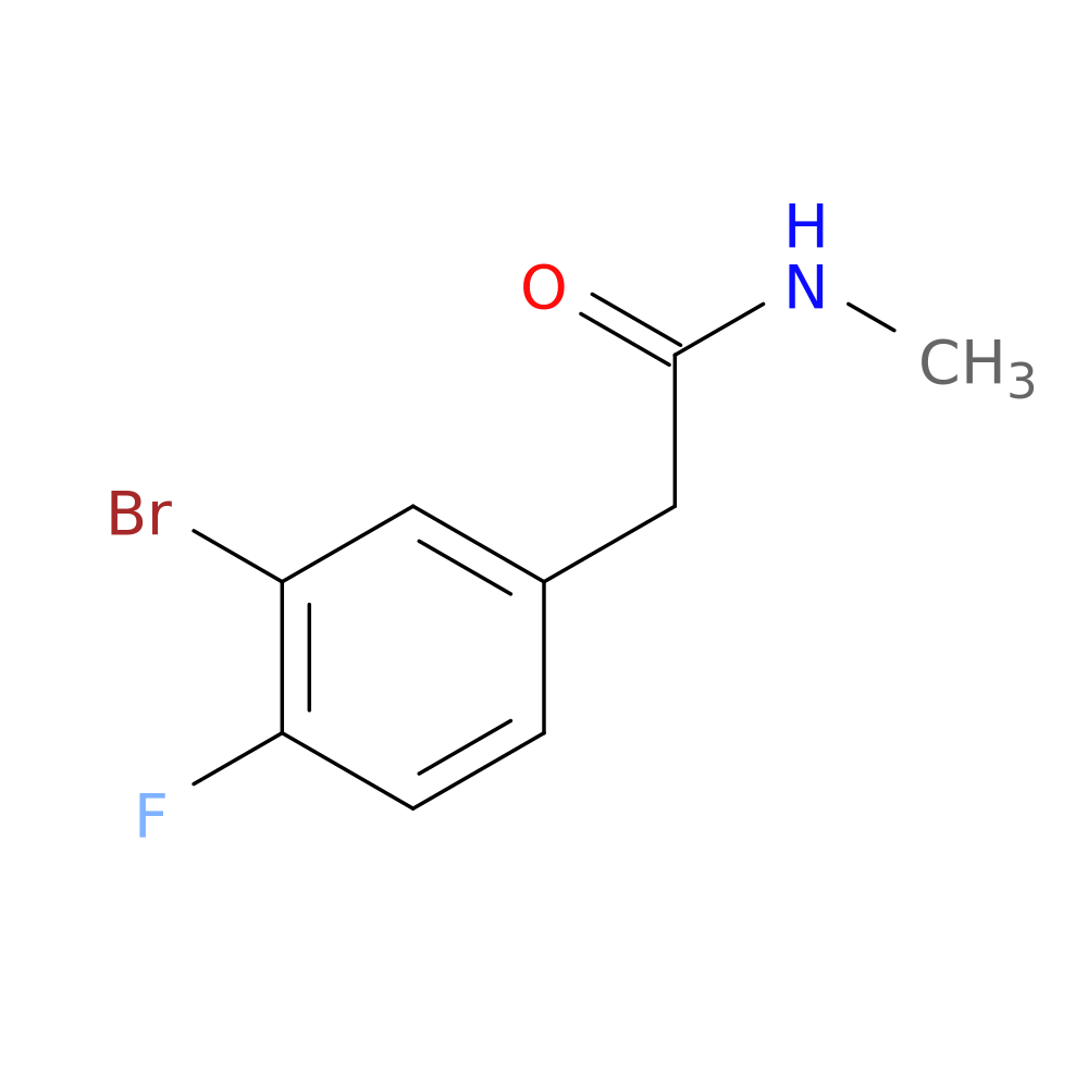 2-(3-Bromo-4-fluorophenyl)-N-methylacetamide