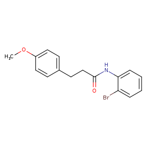 N-(2-bromophenyl)-3-(4-methoxyphenyl)propanamide