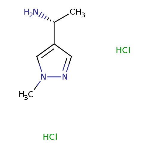 (1R)-1-(1-methyl-1H-pyrazol-4-yl)ethan-1-amine dihydrochloride