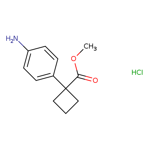 methyl1-(4-aminophenyl)cyclobutane-1-carboxylatehydrochloride
