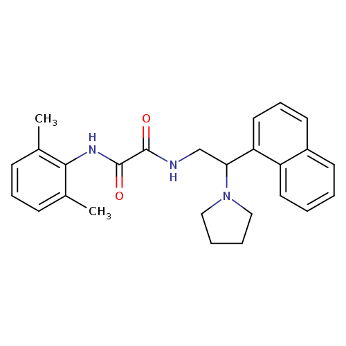N'-(2,6-dimethylphenyl)-N-[2-(naphthalen-1-yl)-2-(pyrrolidin-1-yl)ethyl]ethanediamide