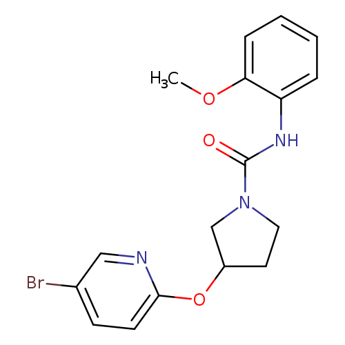 3-[(5-bromopyridin-2-yl)oxy]-N-(2-methoxyphenyl)pyrrolidine-1-carboxamide