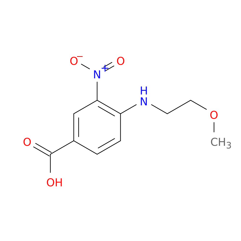4-((2-Methoxyethyl)amino)-3-nitrobenzoic acid
