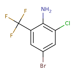 4-Bromo-2-chloro-6-(trifluoromethyl)aniline