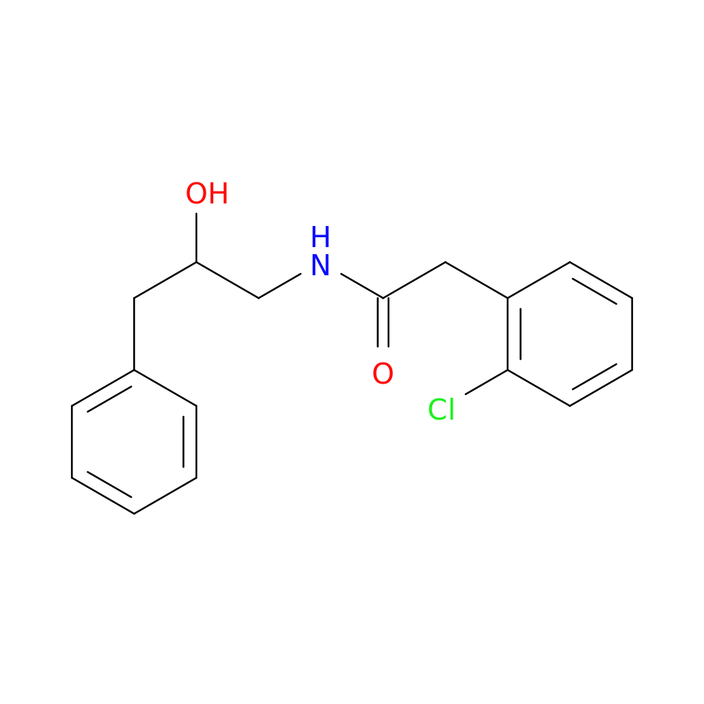 2-(2-chlorophenyl)-N-(2-hydroxy-3-phenylpropyl)acetamide