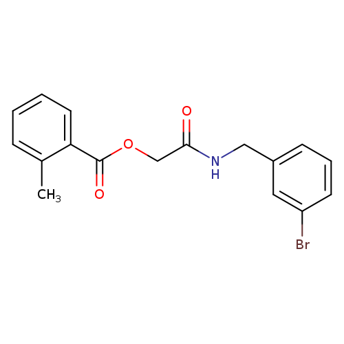 {[(3-bromophenyl)methyl]carbamoyl}methyl 2-methylbenzoate