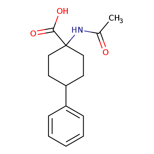 1-acetamido-4-phenylcyclohexane-1-carboxylic acid