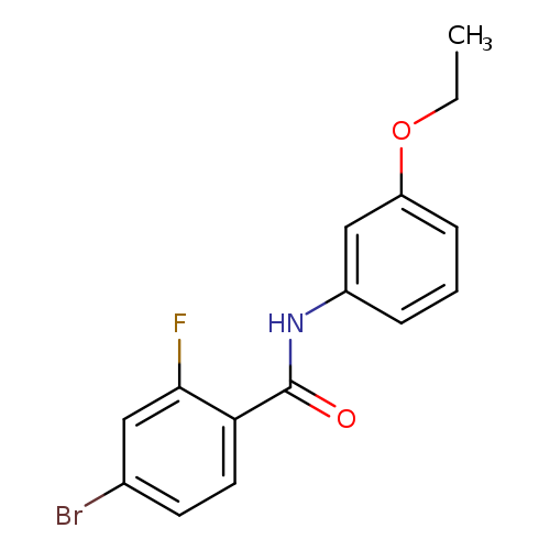 4-bromo-N-(3-ethoxyphenyl)-2-fluorobenzamide